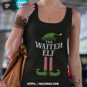 Waiter Elf Group Christmas Vintage Shirt