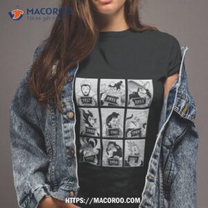 Walt Disney Cartoon Main Antagonists Mugshot Shirt