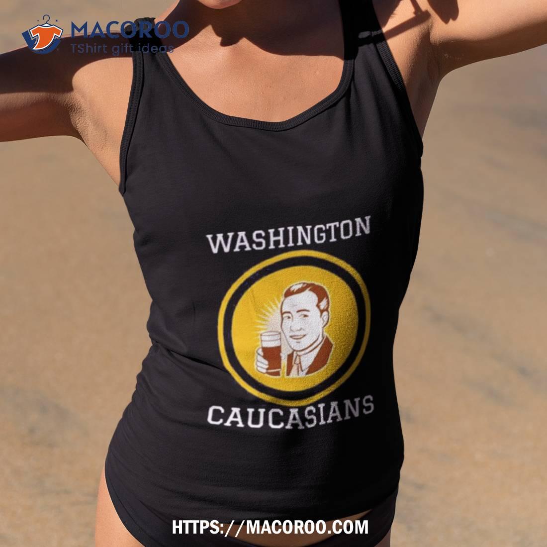 Washington Caucasians Funny Football Shirt Washington Caucasians Funny Football Shirt