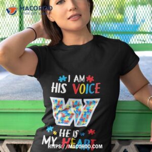 washington commanders autism awareness i am his voice he is my heart 2023 shirt tshirt 1