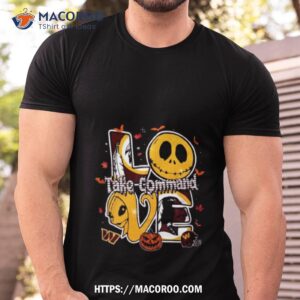 Washington Commanders Love Take Command Halloween Shirt