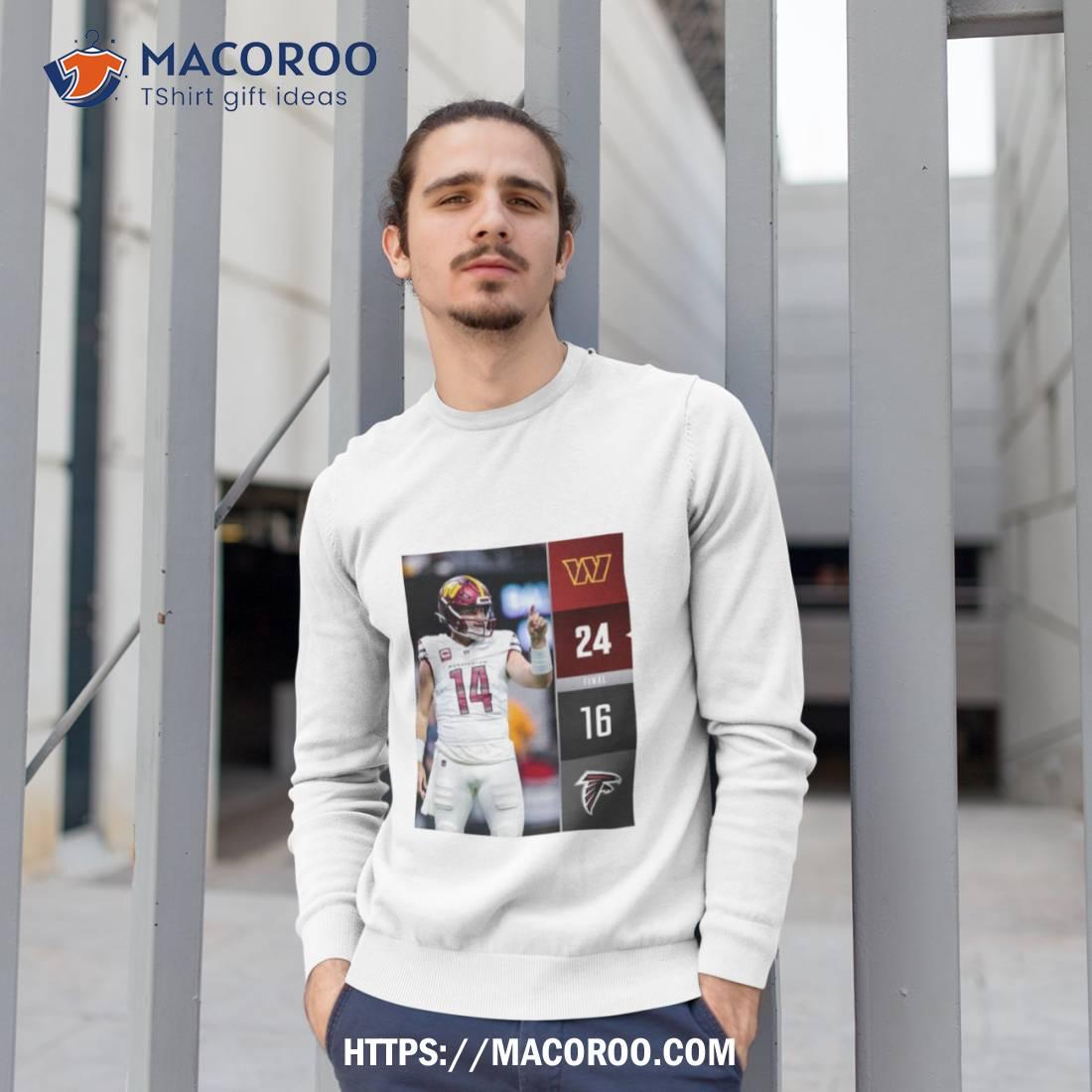 Washington Commanders Win Atlanta Falcons 2023 Nfl Game 24 16 Final Score Shirt Washington Commanders Win Atlanta Falcons 2023 Nfl Game 24 16 Final Score Shirt