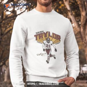 washington sean taylor signature shirt sweatshirt