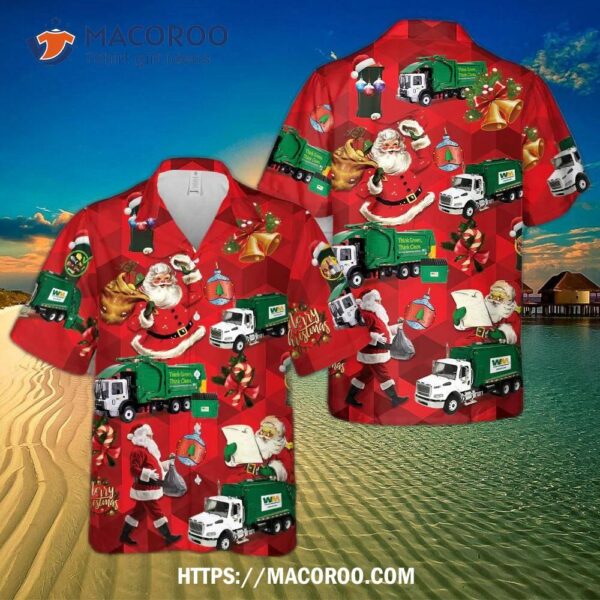 Waste Management Christmas Hawaiian Shirt