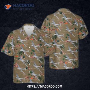 Wb-29a Superfortress Of The 53rd Wrs Hawaiian Shirt