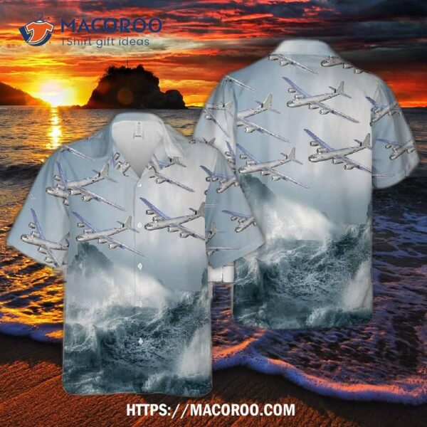 Wb-29a Superfortress Of The 53rd Wrs Hawaiian Shirt