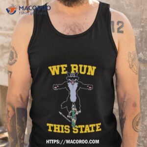 we run this state mi shirt tank top