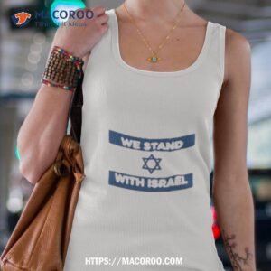we stand with israel shirt tank top 4