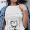 Weird Girl And Mr Whiskers Frankenweenie Shirt