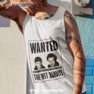 Wet Bandits Wanted Criminals Home Alone Shirt 3 wet bandits wanted criminals home alone shirt tank top 1