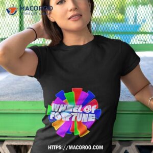 wheel of fortune color logo shirt tshirt 1