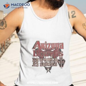 white arizona diamondbacks baseball 2023 world series t shirt tank top 3