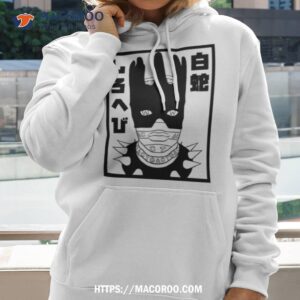 white snake shirt hoodie 2