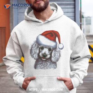 White Toy Poodle Puppy Christmas Shirt