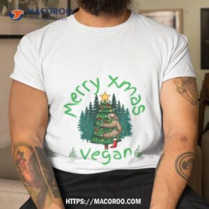 Winter Holidays Vegan Christmas Shirt