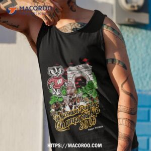 wisconsin badgers 2023 rugby championship shirt tank top 1