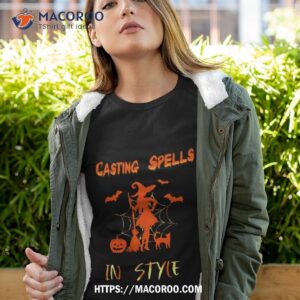 Witch Cating Spells In Style Shirt