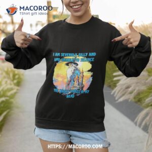 wizard i am severely silly and unable to silence the wacky voices in my head shirt sweatshirt 1