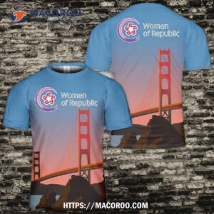 Women Of Republic San Francisco Bridge 3D T-Shirt