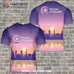 Women Of Republic Vegas Skyline 3D T-Shirt