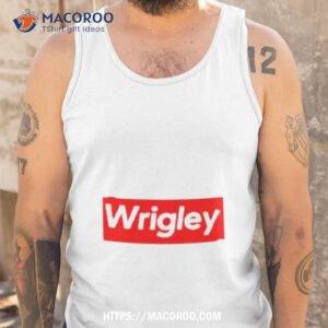 wrigley logo classic shirt tank top