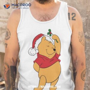 xmas art winnie the pooh shirt tank top