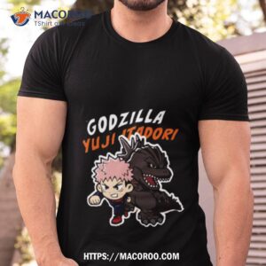 Yuji Itadori X Godzilla X Jujutsu Kaisen Collab T Shirt