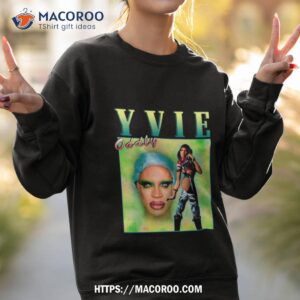 yvie oddly collage green shirt sweatshirt 2