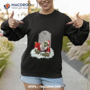 zombie christmas horror shirt sweatshirt