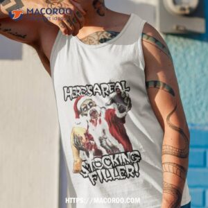 zombie christmas stocking filler shirt tank top 1