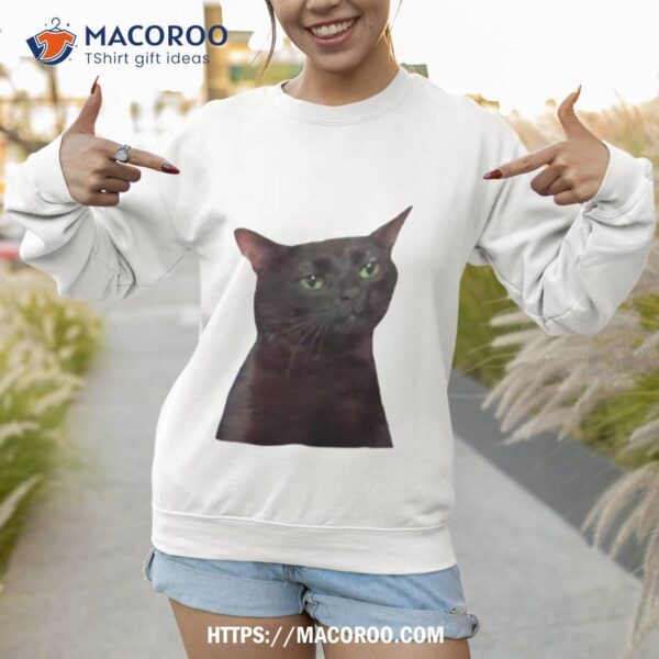 Zoned Out Cat Black Cat Shirt