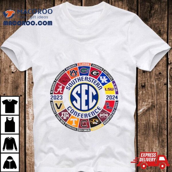 2023 24 Sec Football All Team Logo Season T Shirt