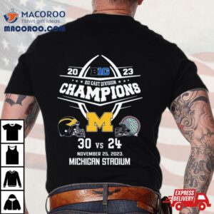 B East Division Champions Michigan Wolverines Vs Ohio State November Michigan Stadium Tshirt