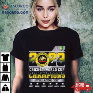 Cricket World Cup Champions Australia National Cricket Tshirt