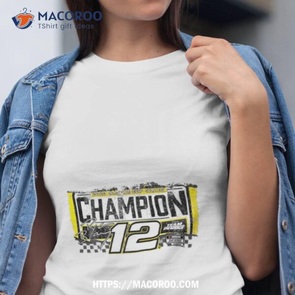 2023 Nascar Cup Series Champion Ryan Blaney Team Penske Signature T Shirt