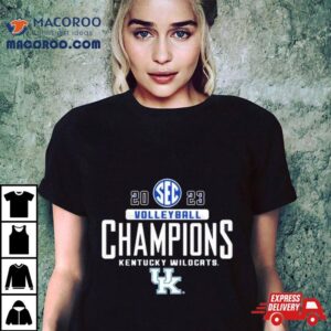 2023 Sec Women’s Volleyball Kentucky Wildcats Season Champions Locker Room Shirt