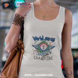 2023 World Series Champions Rangers Retro Tank Top 4