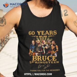 60 Years 1964 2024 Bruce Springsteen Thank You For The Memories Signature Tank Top 3