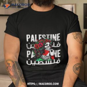 A Palestinian Girl With A Palestinian Bandana Palestine T Shirt