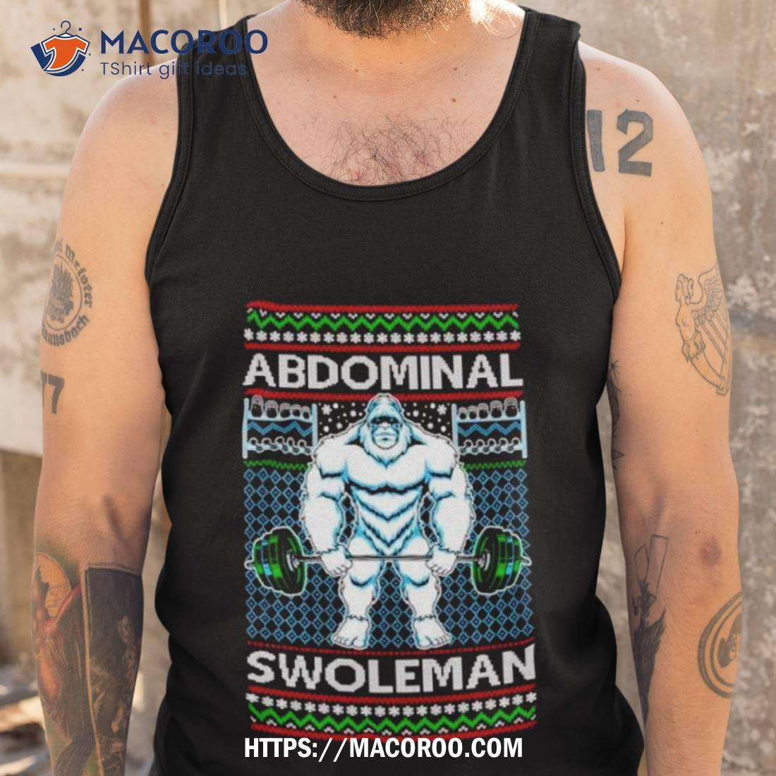 Abdominal Swoleman Fitness Yeti Ugly Christmas Shirt Abdominal Swoleman Fitness Yeti Ugly Christmas Shirt
