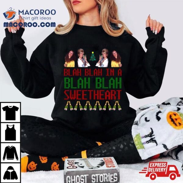 Abfab Christmas In A Blah Blah Christmas Shirt