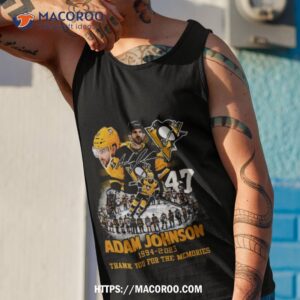 Adam Johnson Pittsburgh Penguins 1994 2023 Thank You For The Memories Signatures Tank Top 1