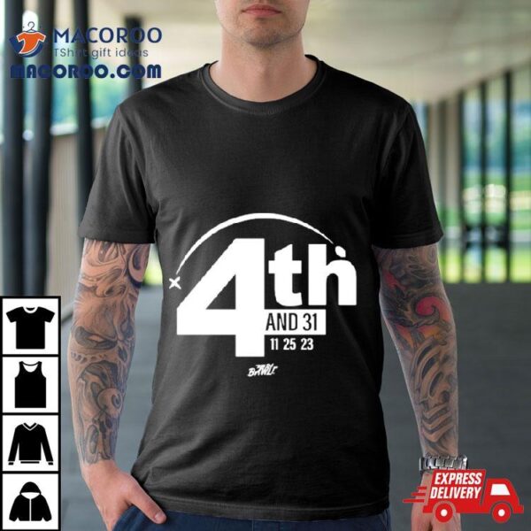 Alabama 4th And 31 Shirt