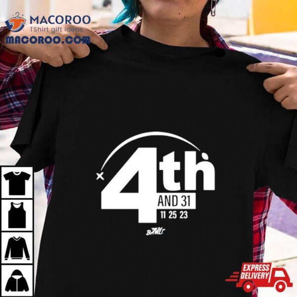 Alabama 4th And 31 Shirt