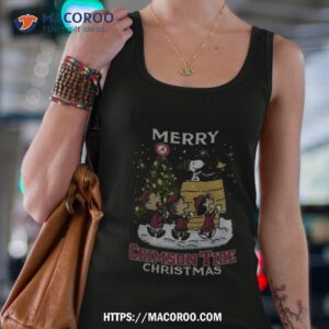 Alabama Crimson Tide Ncaa 2023 Snoopy Family Christmas Tank Top 4