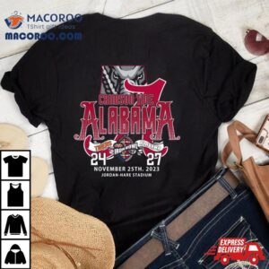 Alabama Crimson Tide Win Auburn Tigers Iron Bowl Champions Final Score Tshirt