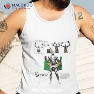 Alex Pereira Evolution Of A Duble Champions Brazil Flag Shirt 3 Alex Pereira Evolution Of A Duble Champions Brazil Flag Tank Top 3