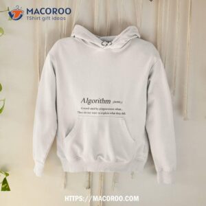 Algorithme Signification Funny Deffiniton Shirt