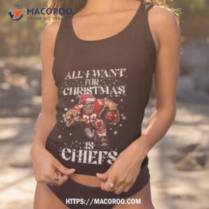 All I Want For Christmas Is Kansas City Chiefs Mascot Light Christmas Shirt