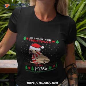 All I Want For Christmas Is My Pug Ugly Christmas 2023 T Shirt